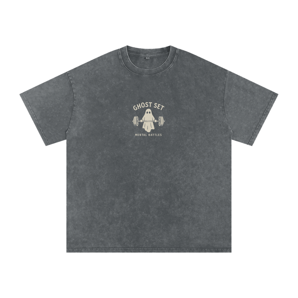 Mental Health Day - Acid Wash Oversize T-Shirt - 250 GSM