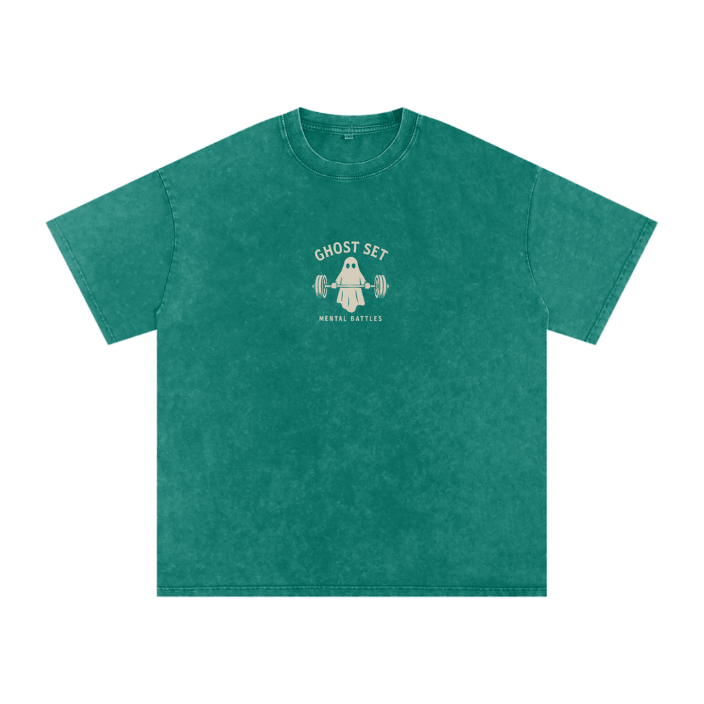 Ask For A Spot - Acid Wash Oversize T-Shirt - 250 GSM