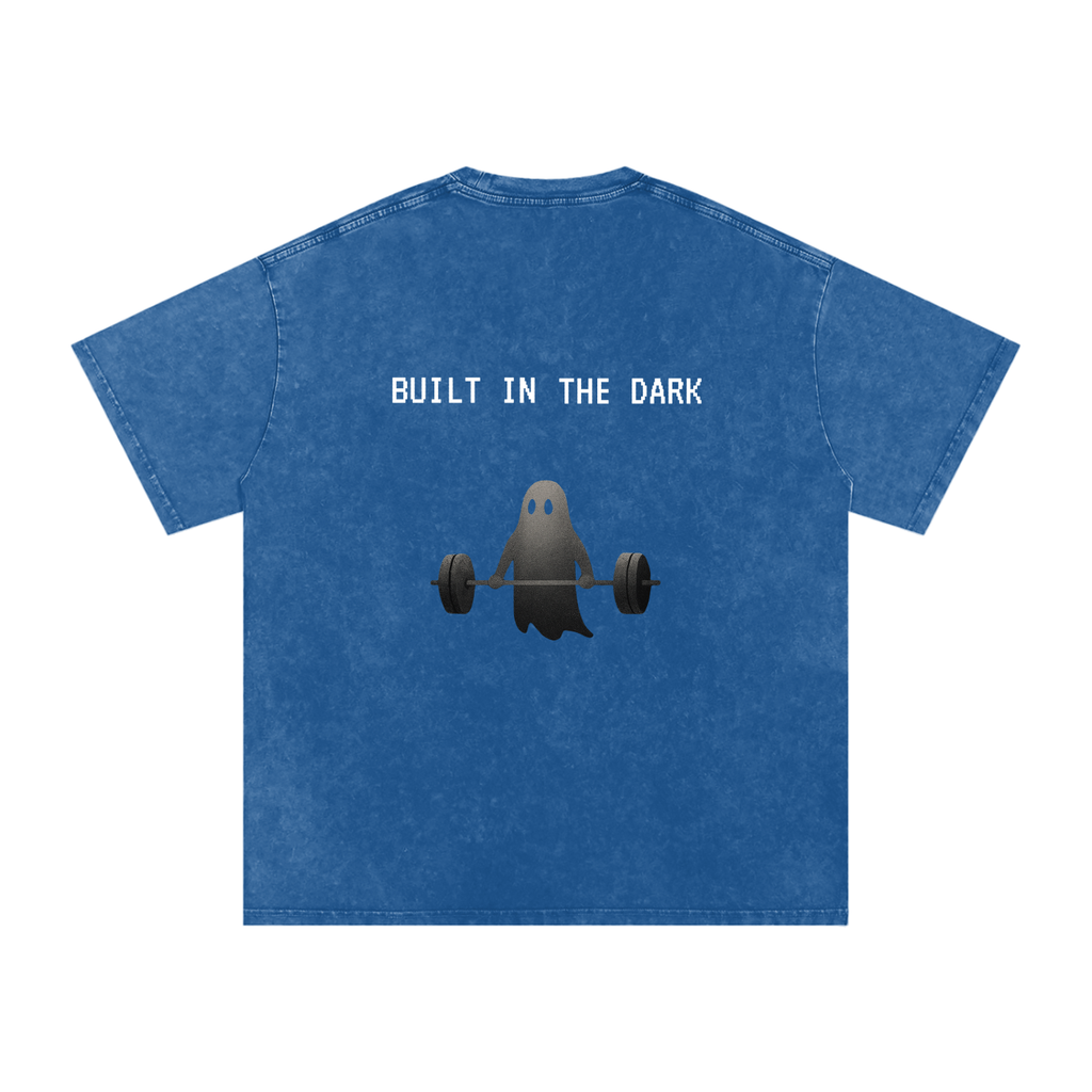 Built in the Dark - Acid Wash Oversize T-Shirt - 250 GSM