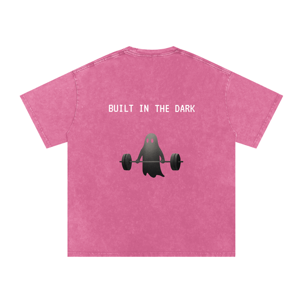Built in the Dark - Acid Wash Oversize T-Shirt - 250 GSM