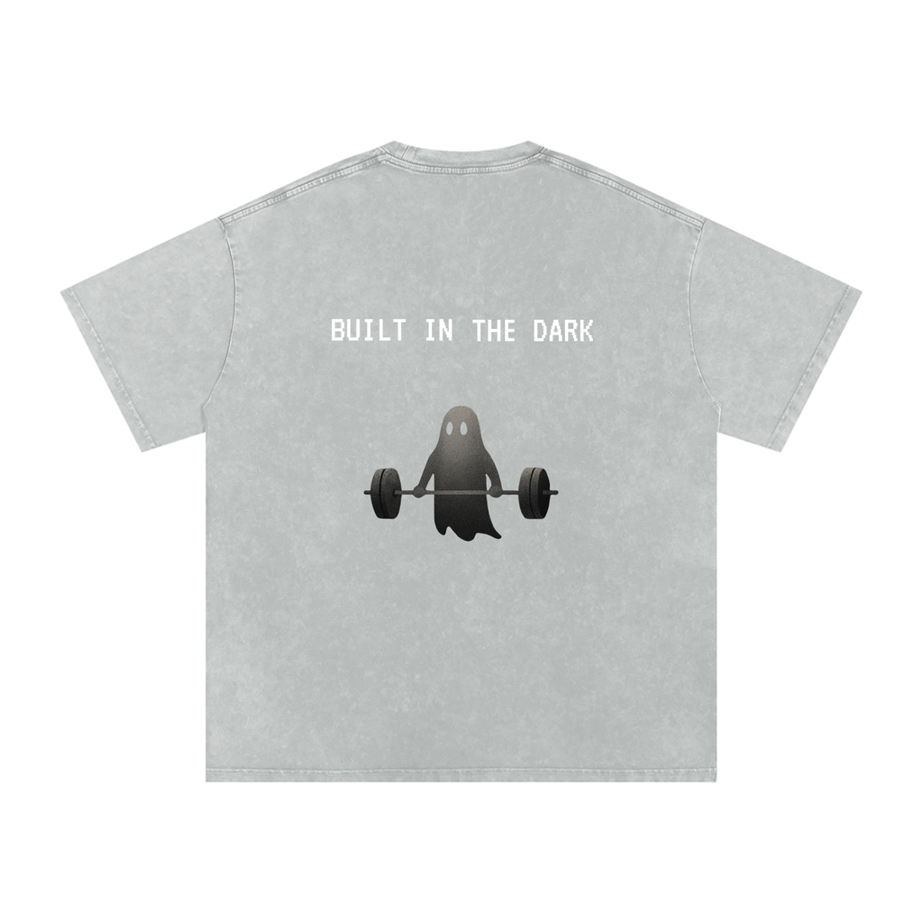 Built in the Dark - Acid Wash Oversize T-Shirt - 250 GSM