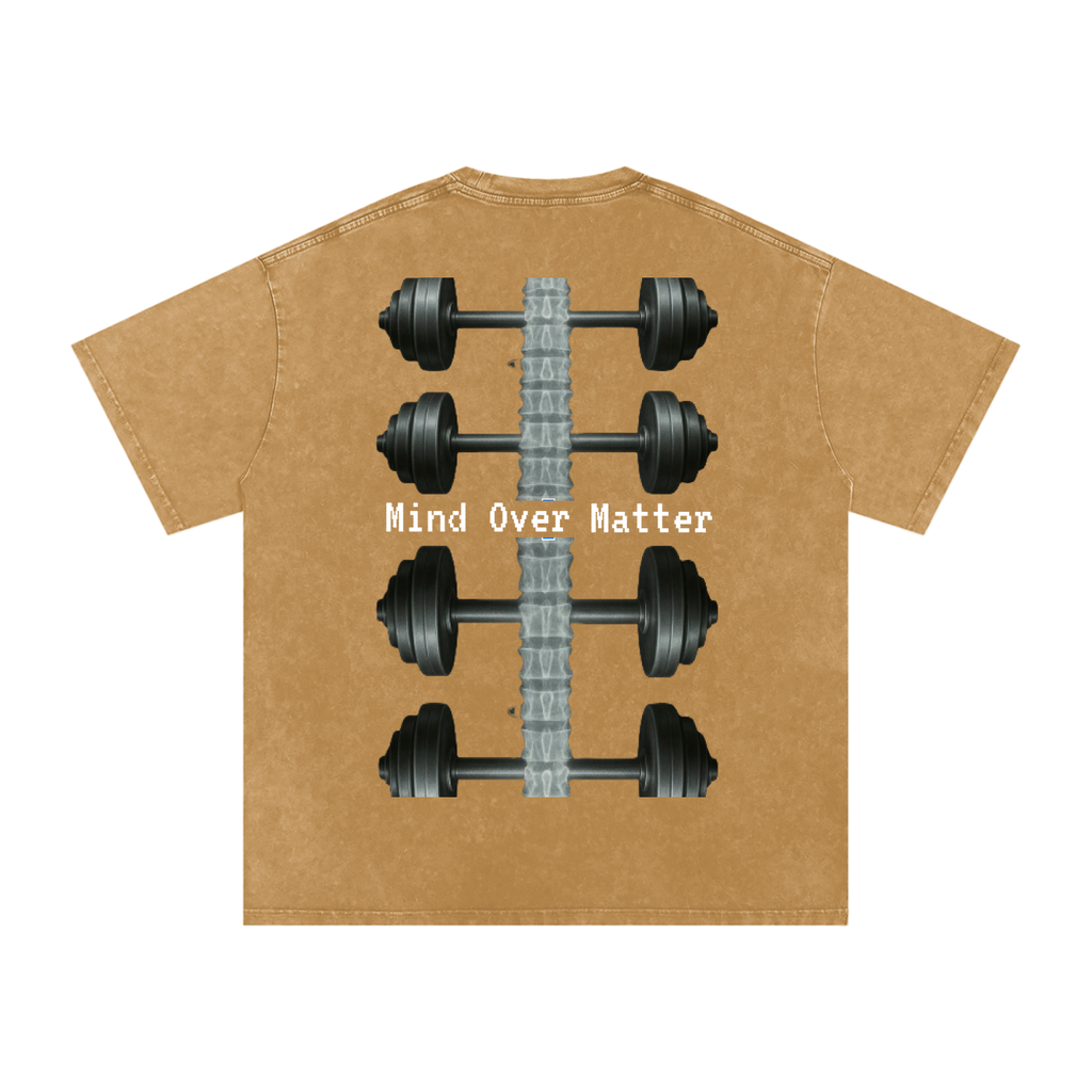 Mind Over Matter - Acid Wash Oversize T-Shirt - 250 GSM