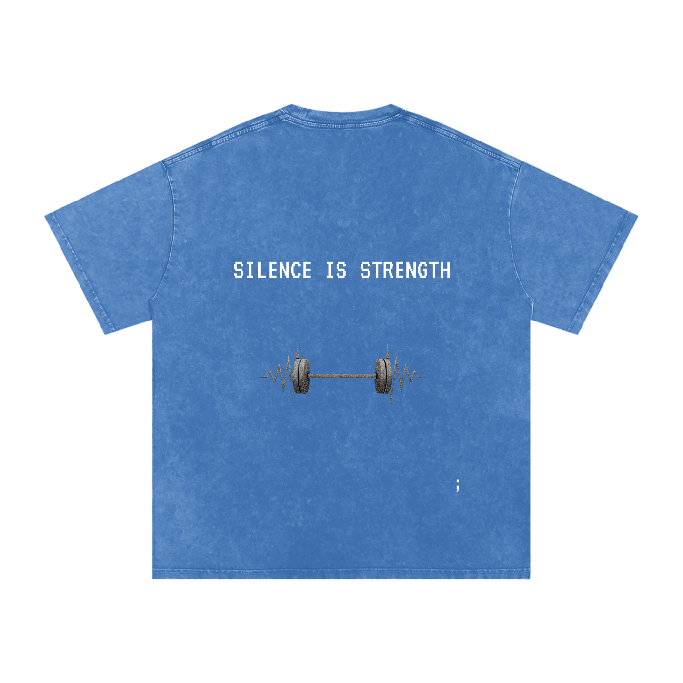 Silence is Strength - Acid Wash Oversize T-Shirt - 250 GSM