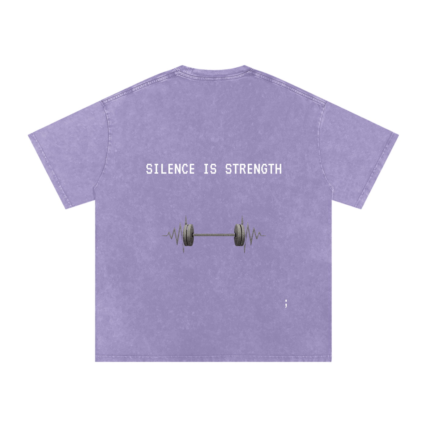 Silence is Strength - Acid Wash Oversize T-Shirt - 250 GSM