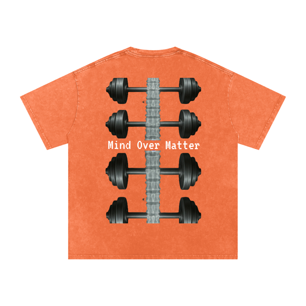 Mind Over Matter - Acid Wash Oversize T-Shirt - 250 GSM