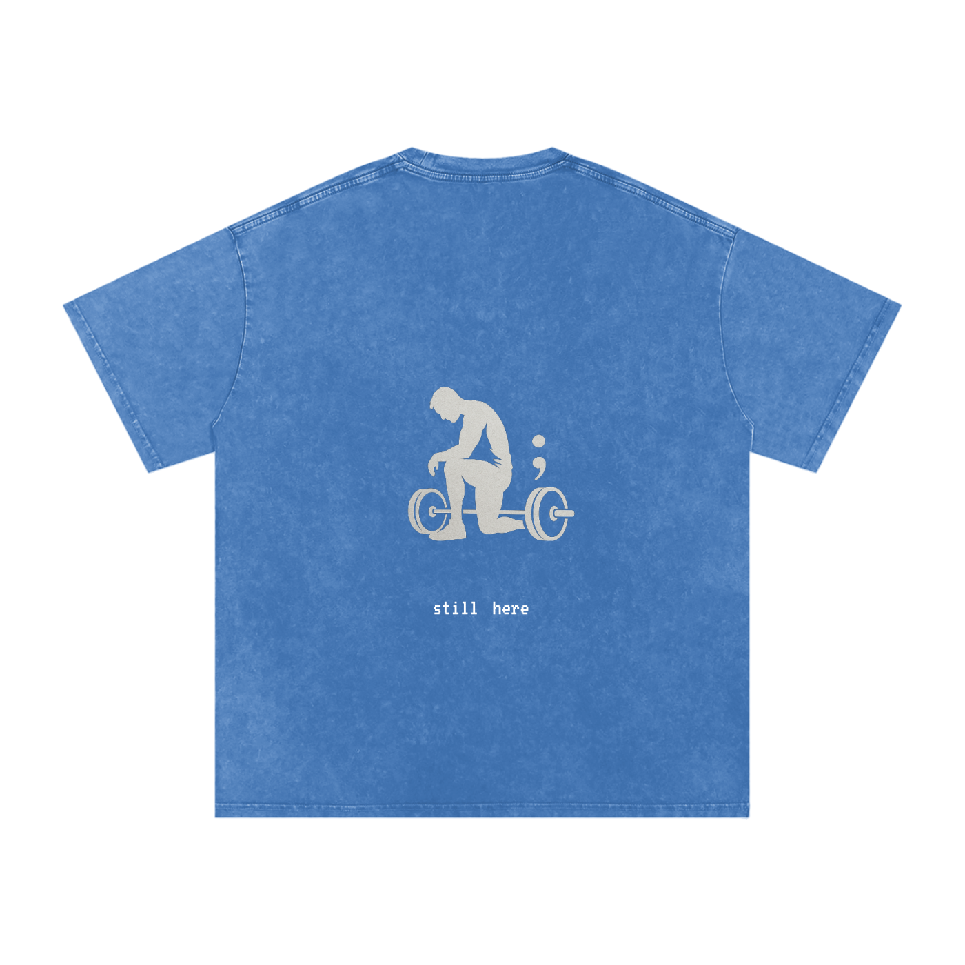 Still Here - Acid Wash Oversize T-Shirt - 250 GSM