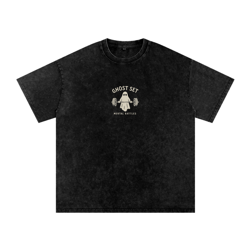 Ask For A Spot - Acid Wash Oversize T-Shirt - 250 GSM