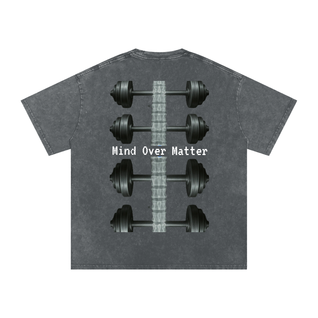 Mind Over Matter - Acid Wash Oversize T-Shirt - 250 GSM