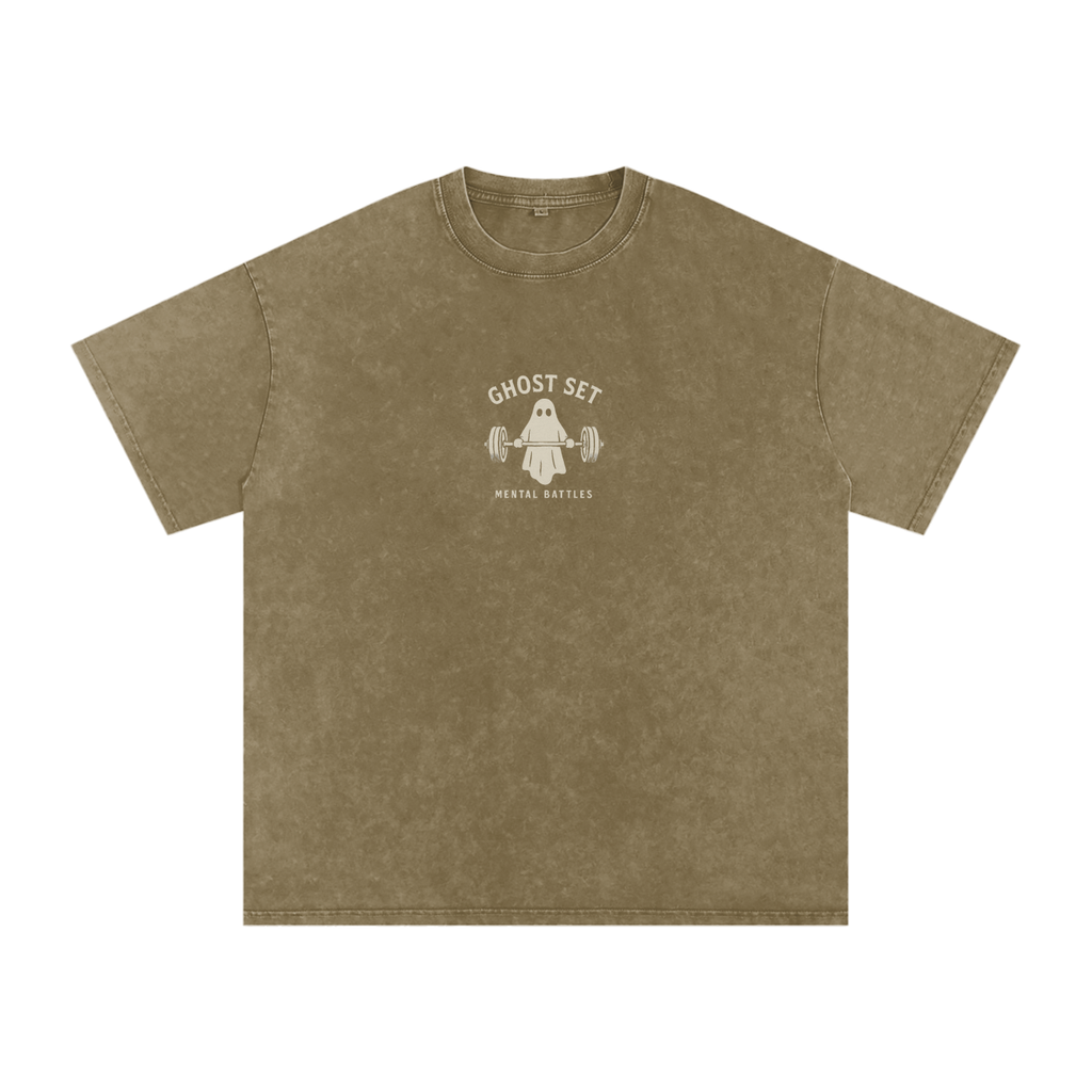 Mental Health Day - Acid Wash Oversize T-Shirt - 250 GSM