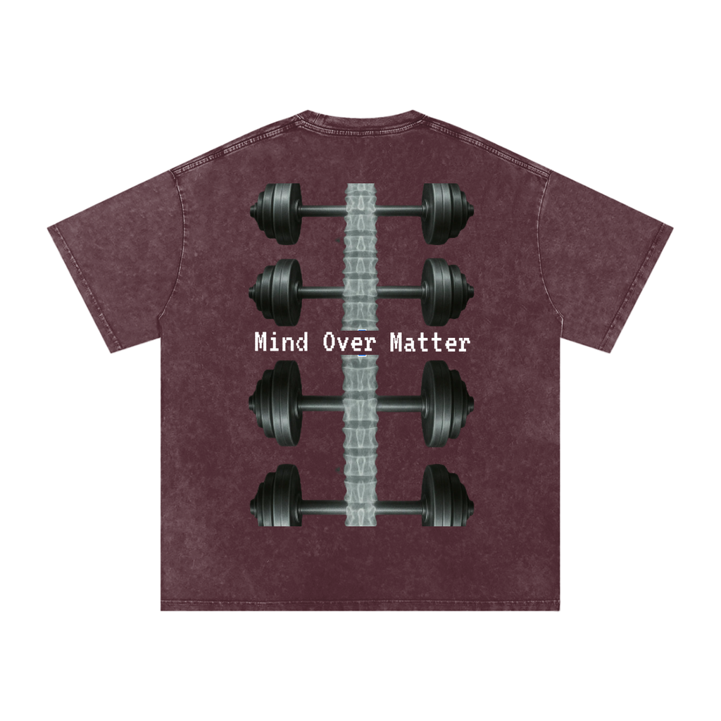 Mind Over Matter - Acid Wash Oversize T-Shirt - 250 GSM