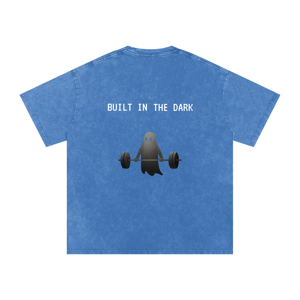 Built in the Dark - Acid Wash Oversize T-Shirt - 250 GSM