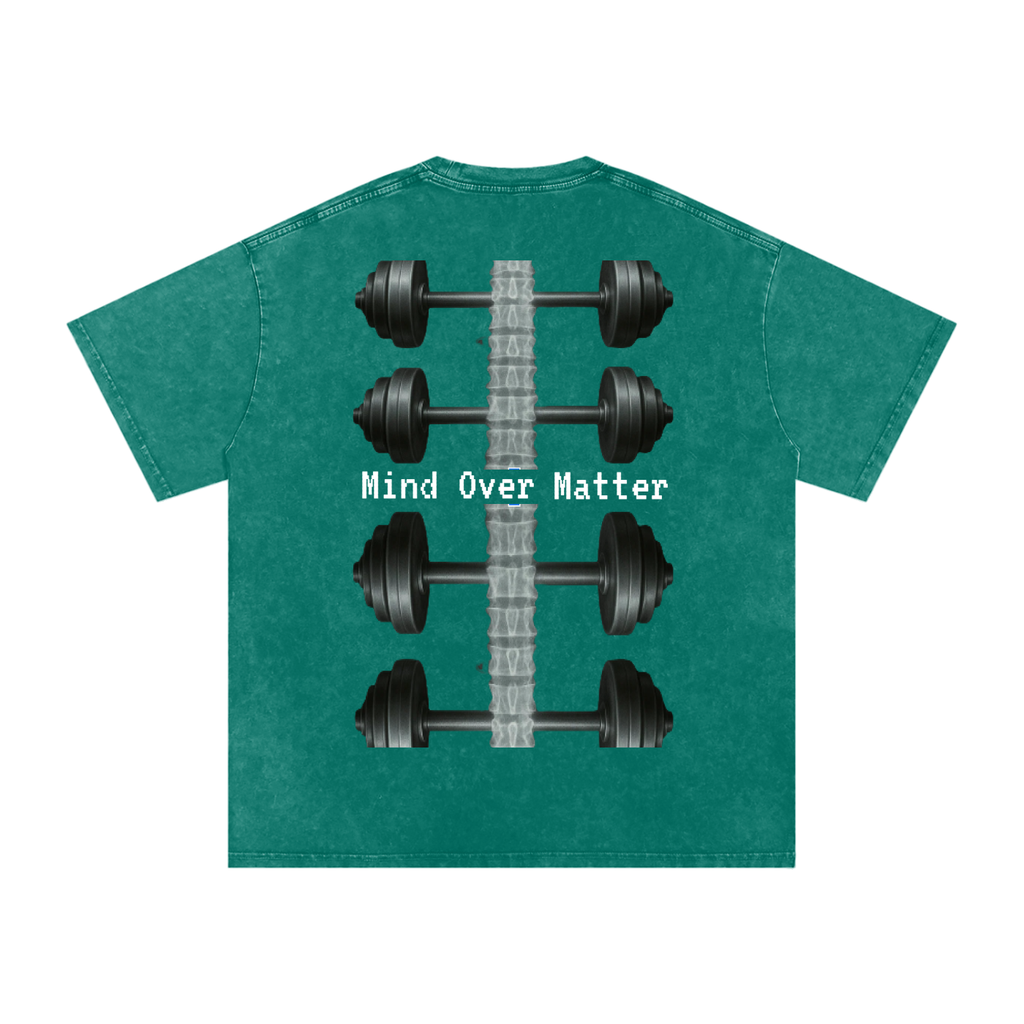 Mind Over Matter - Acid Wash Oversize T-Shirt - 250 GSM