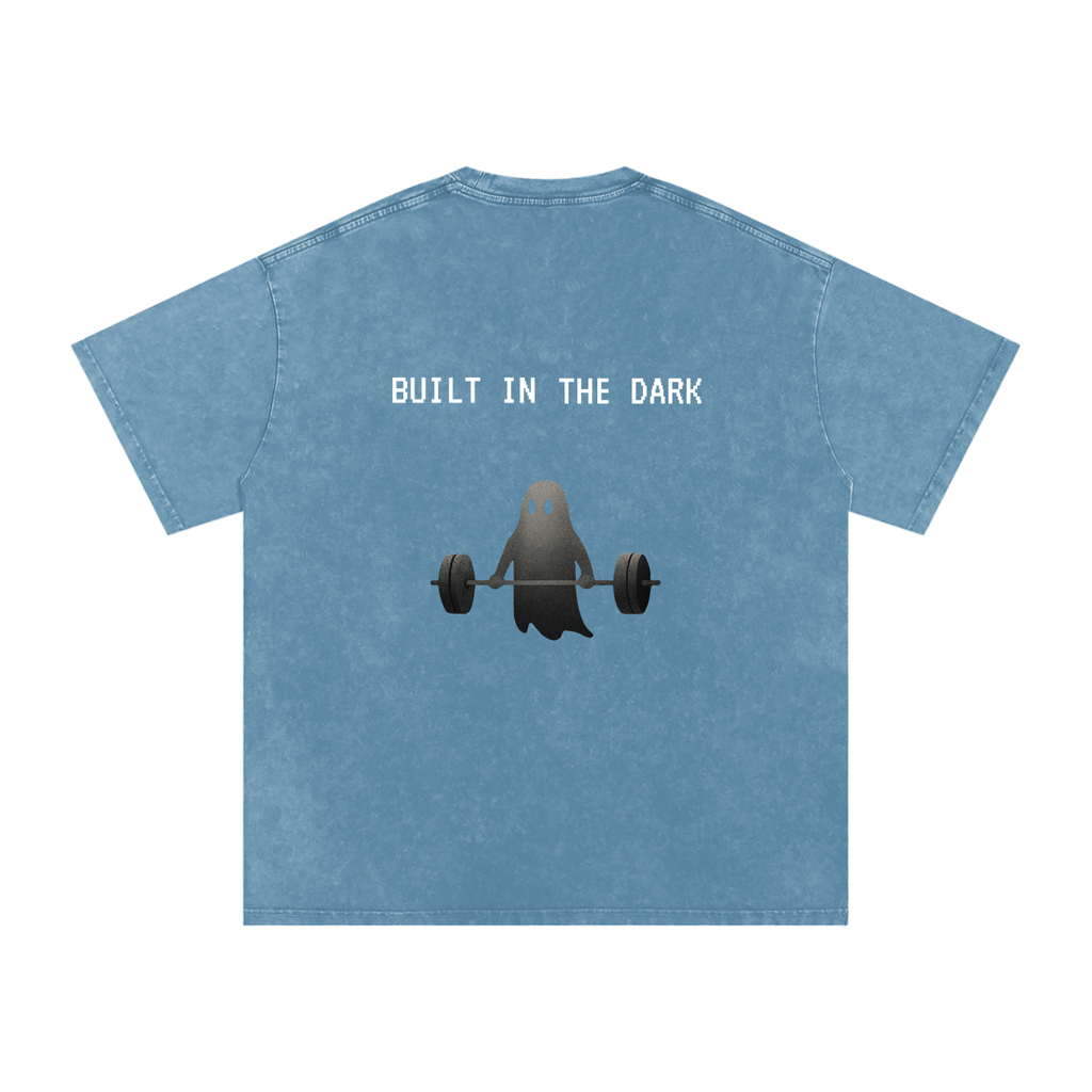 Built in the Dark - Acid Wash Oversize T-Shirt - 250 GSM
