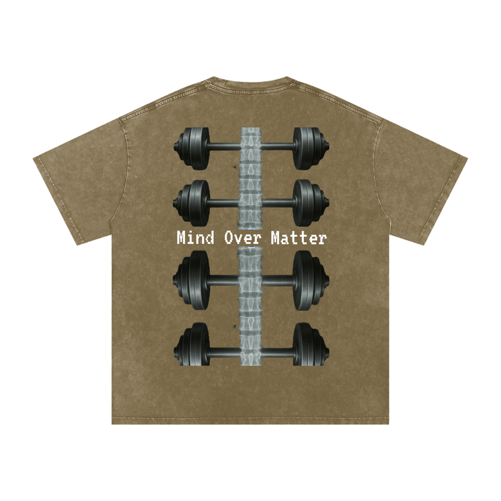Mind Over Matter - Acid Wash Oversize T-Shirt - 250 GSM