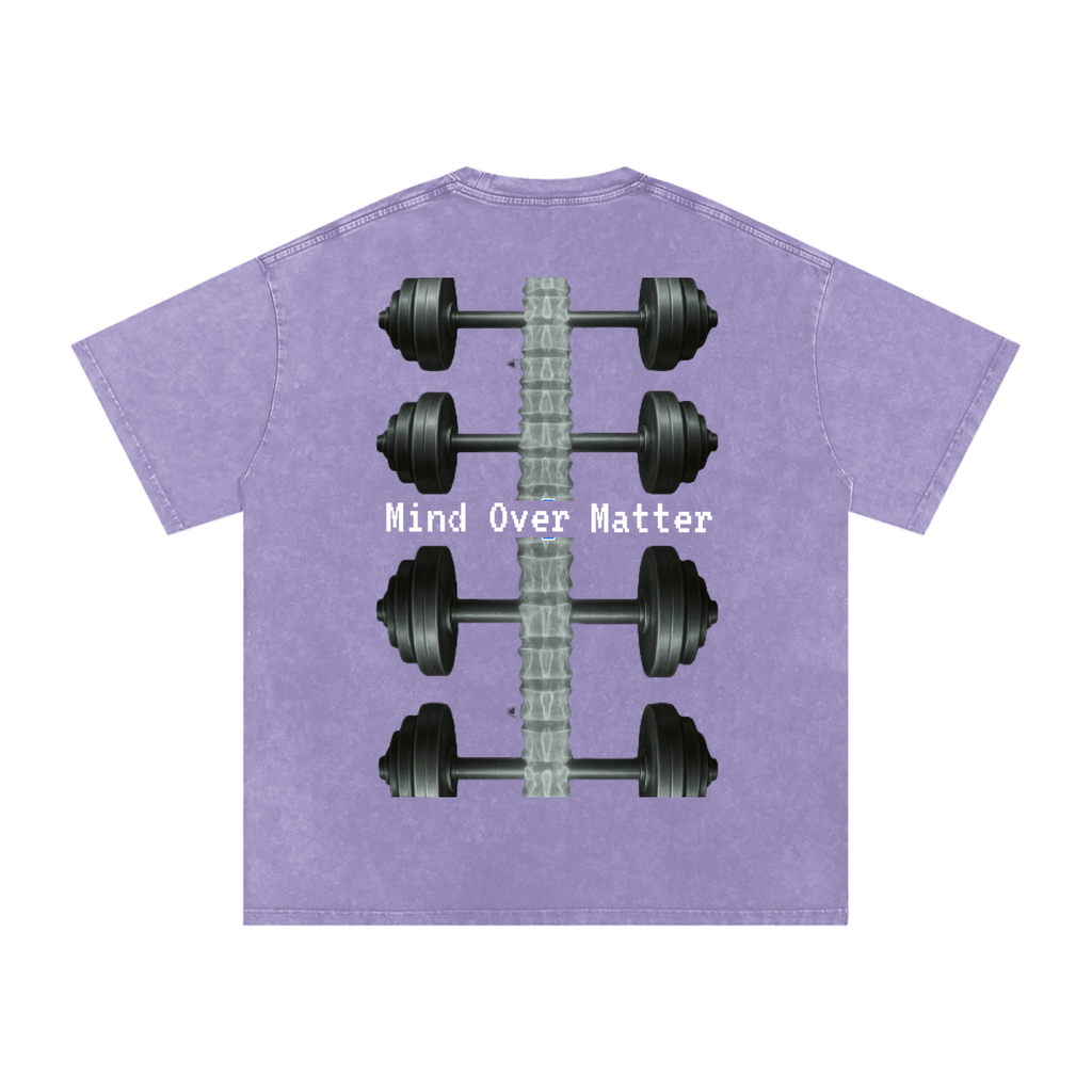 Mind Over Matter - Acid Wash Oversize T-Shirt - 250 GSM