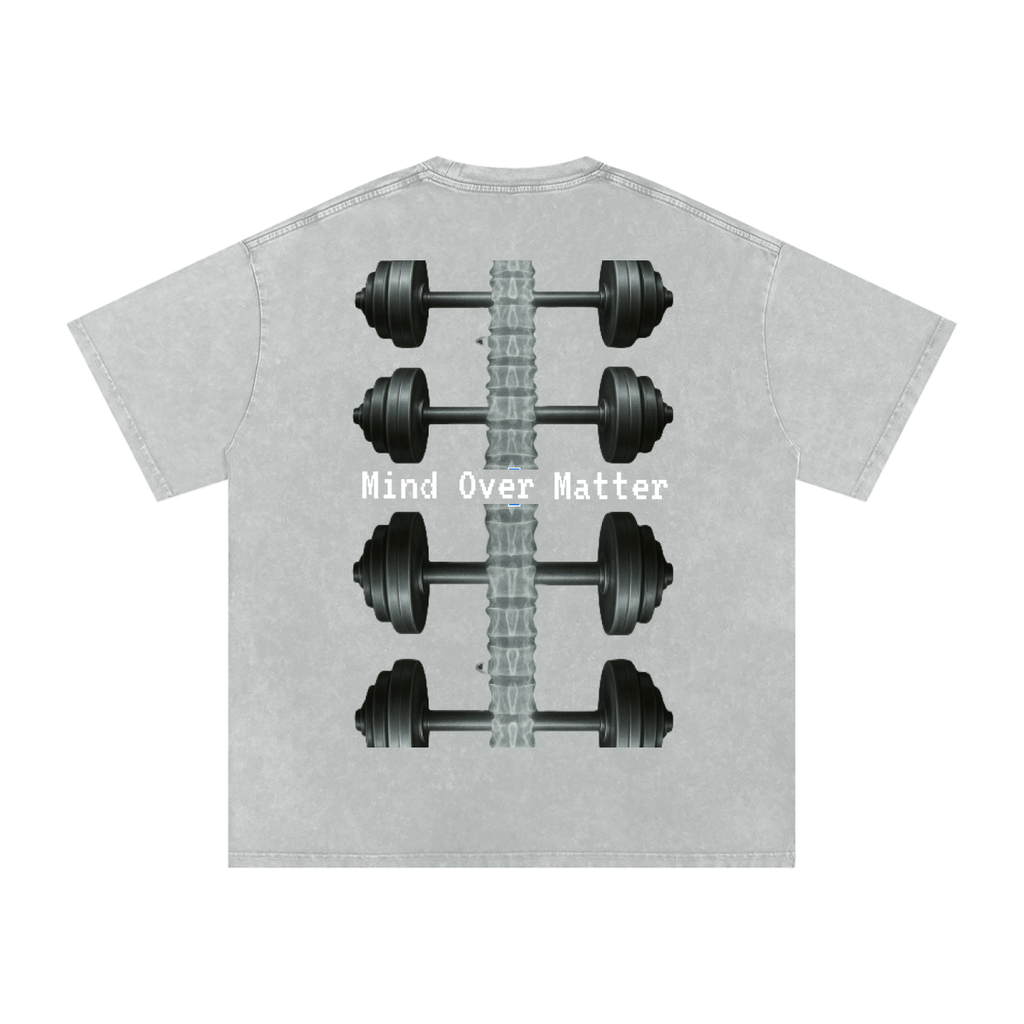 Mind Over Matter - Acid Wash Oversize T-Shirt - 250 GSM