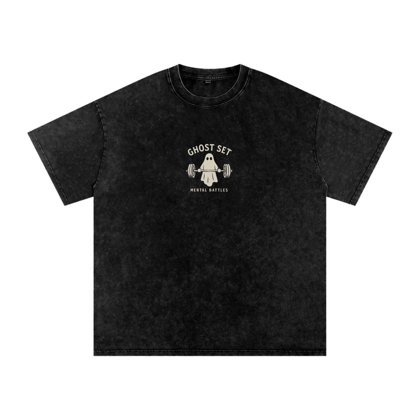 One More Rep - Acid Wash Oversize T-Shirt - 250 GSM
