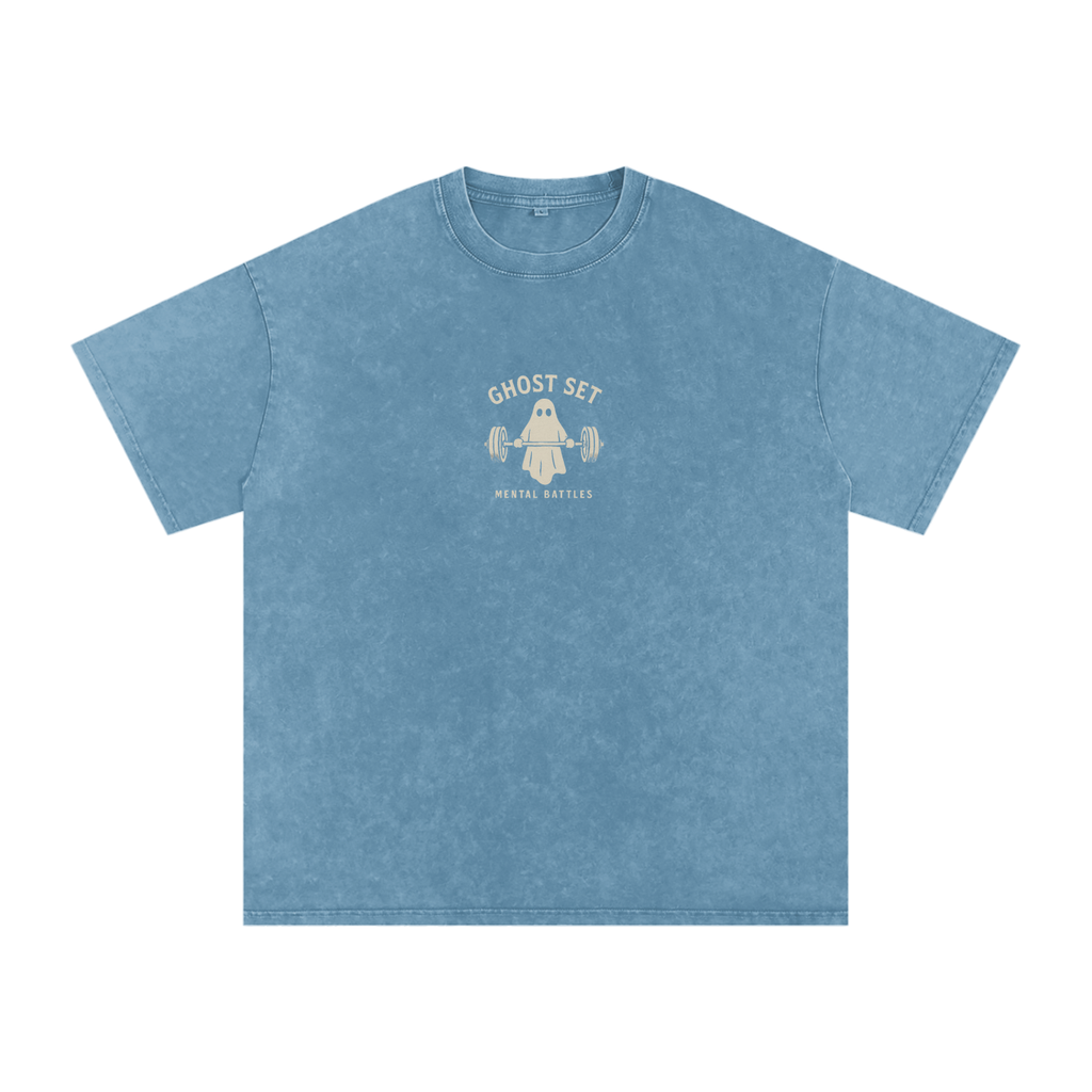 Built in the Dark - Acid Wash Oversize T-Shirt - 250 GSM
