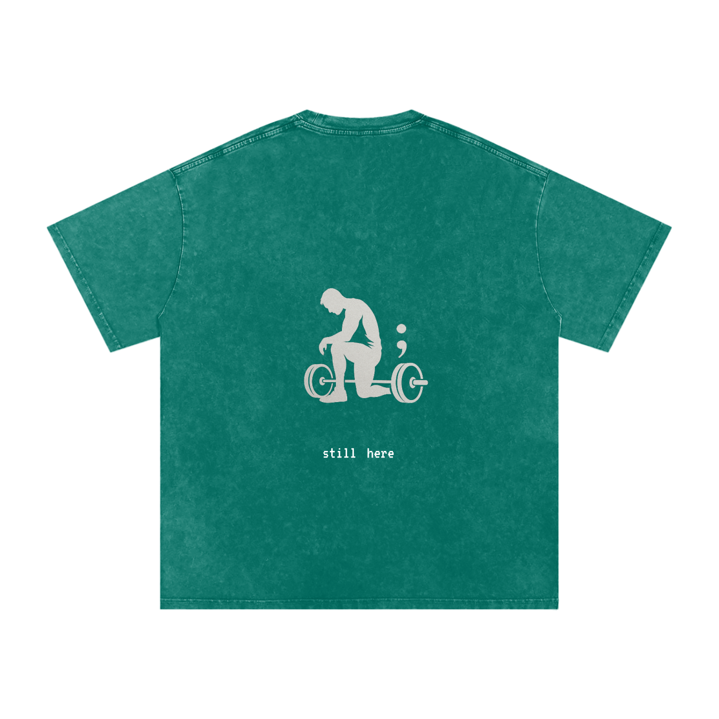 Still Here - Acid Wash Oversize T-Shirt - 250 GSM