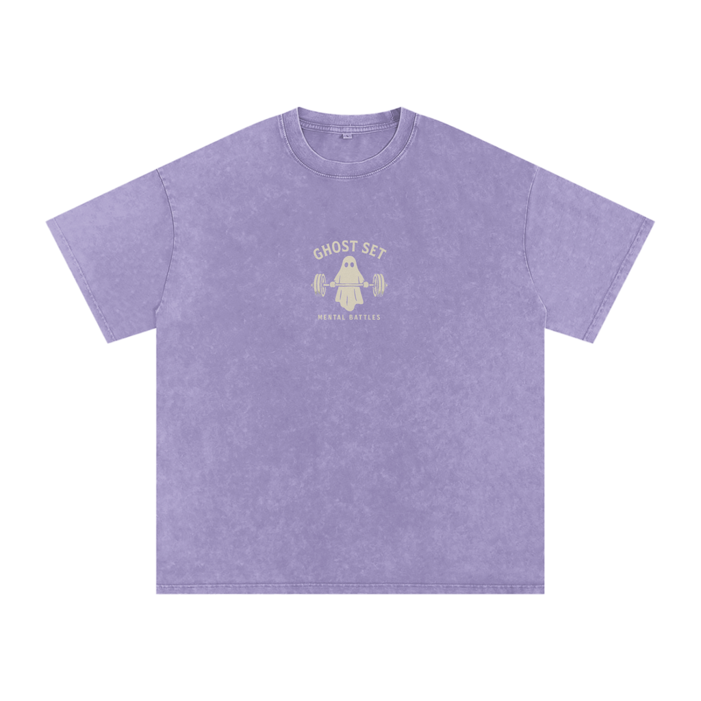 Mind Over Matter - Acid Wash Oversize T-Shirt - 250 GSM