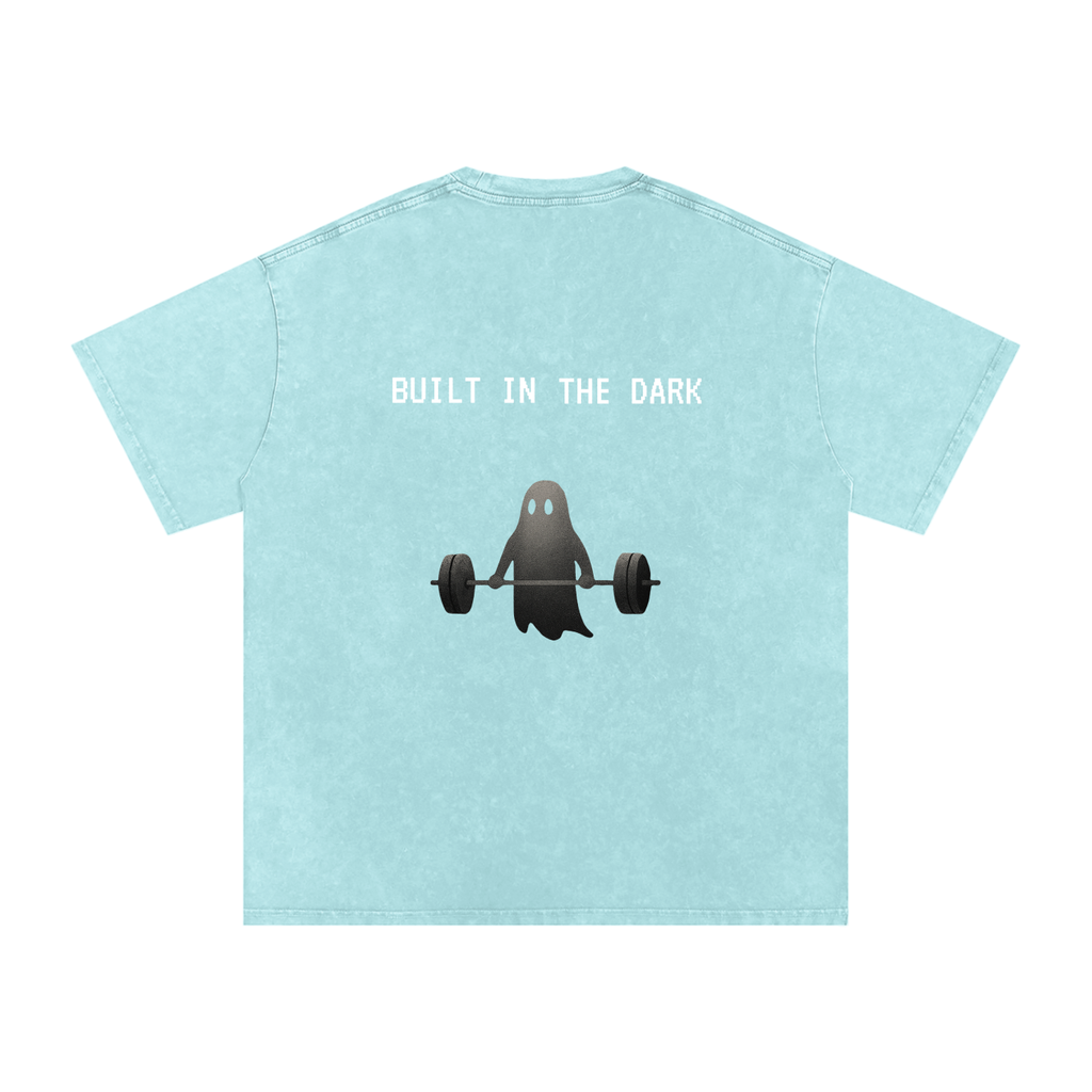 Built in the Dark - Acid Wash Oversize T-Shirt - 250 GSM